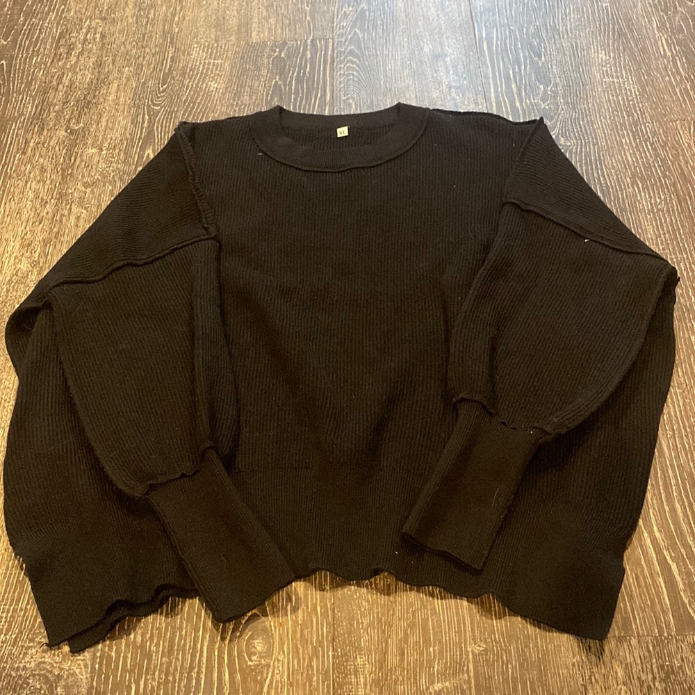 Black Batwing Sweater